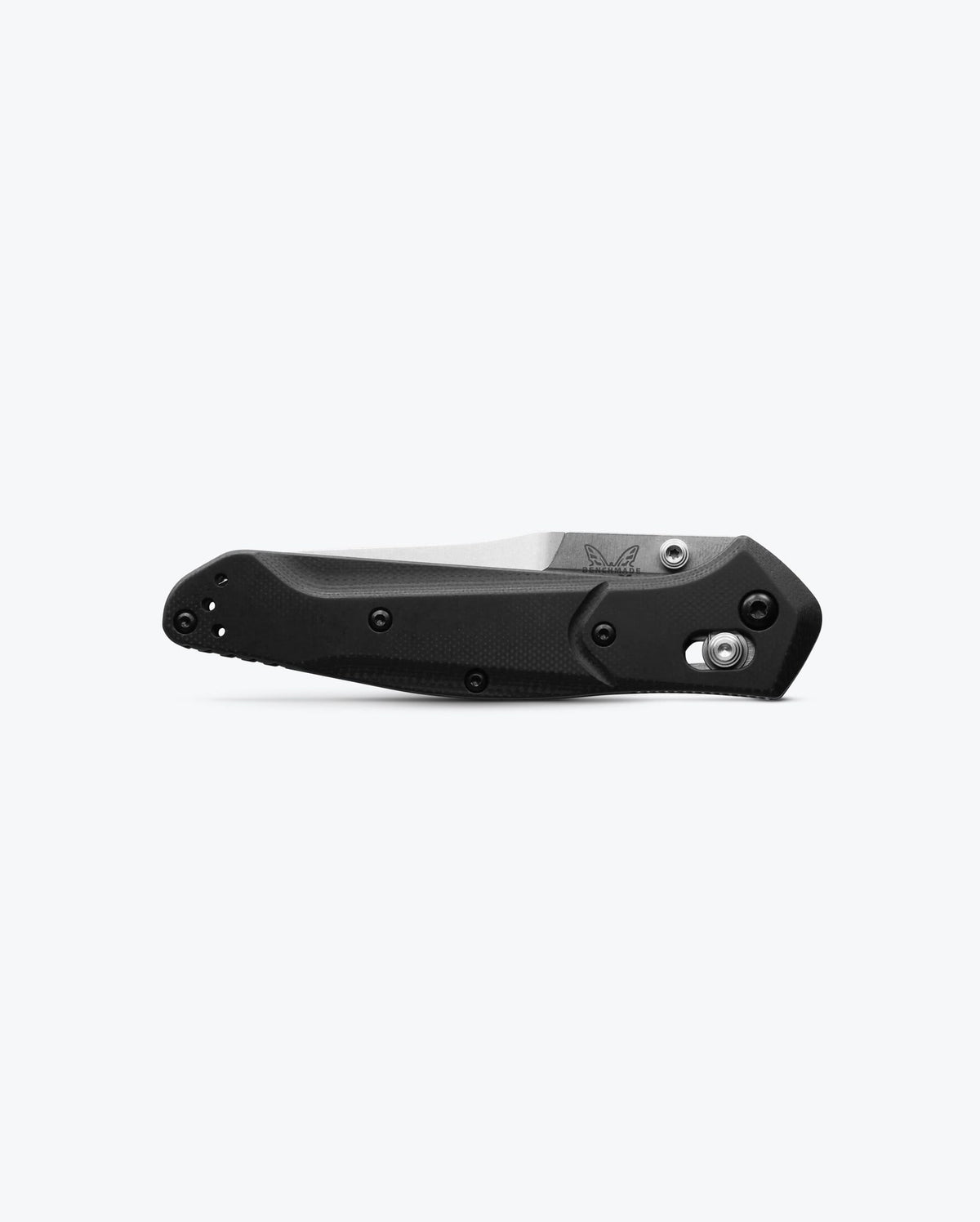 Benchmade 940-2 Osborne Black G10 Folding Knife - Closed Front View | Benchmade Knife Co.