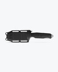 H2O Fixed Dive Knife Black Santoprene® in Sheath Front View - Benchmade Knife Co.
