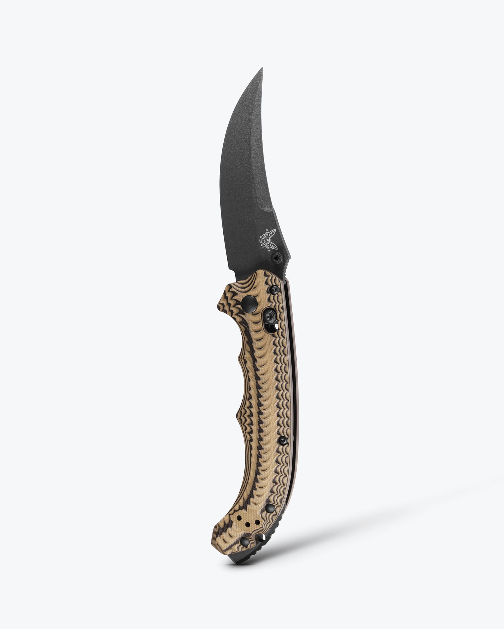Mini Bedlam® Black/Coyote/OD - Scimitar EDC Knife | Benchmade
