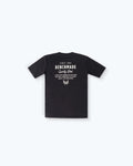 Black Quality Steel Basic Tee - Back View with Full Logo | Benchmade Knife Co.