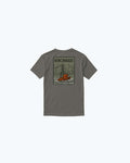 Asphalt Trawler SS Tee - Back View, Benchmade Trawler Graphic on Rough Seas | Benchmade Knife Co.
