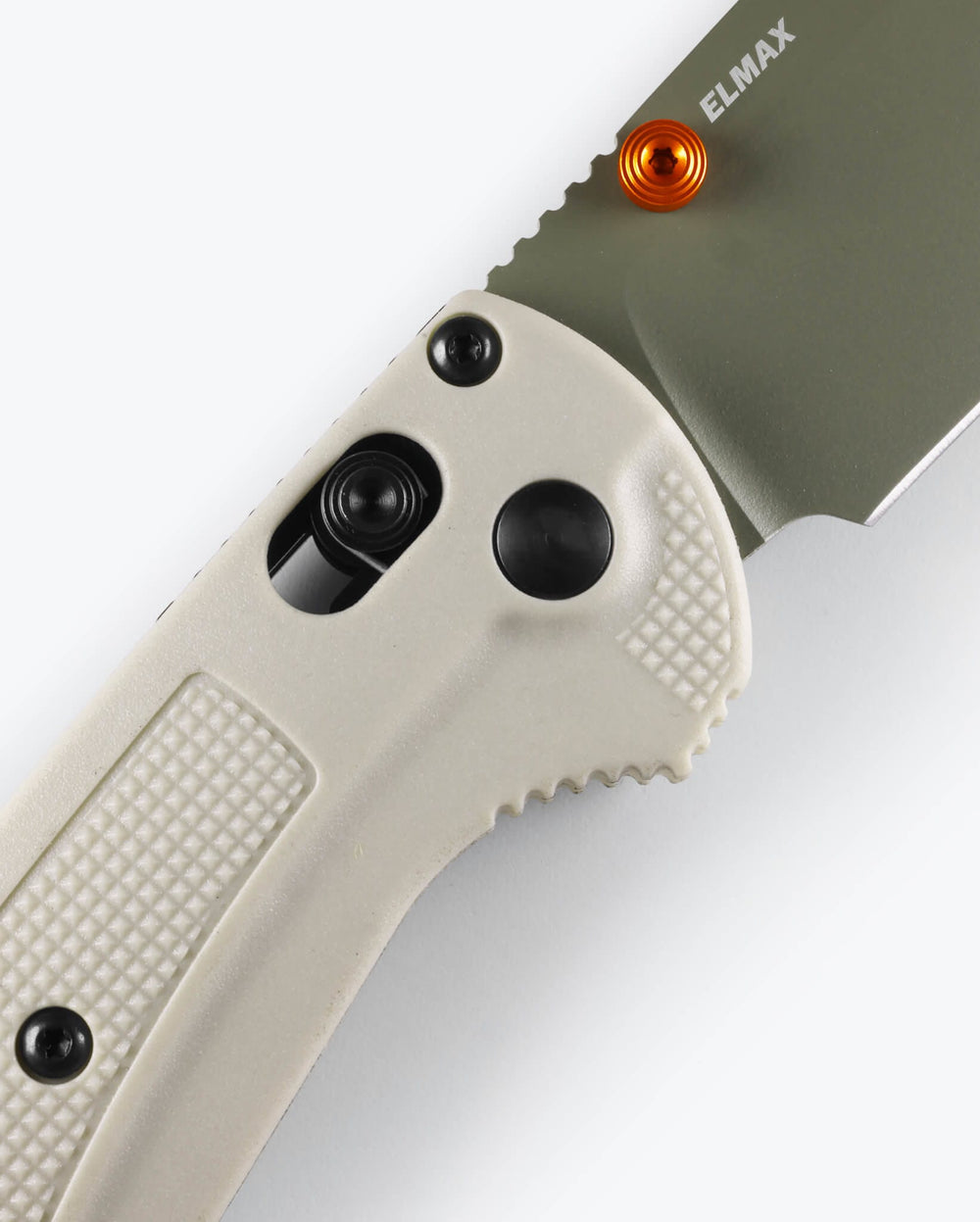 Benchmade Taggedout AXIS Lock Mechanism - Close-up Detail View | Benchmade Knife Co.
