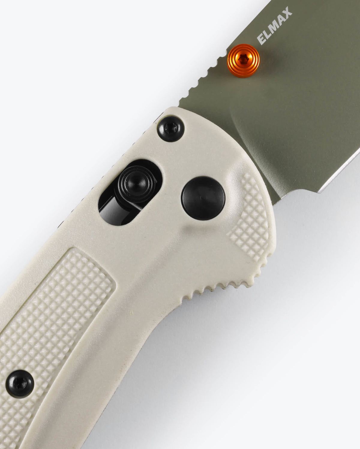 Benchmade Taggedout AXIS Lock Mechanism - Close-up Detail View | Benchmade Knife Co.