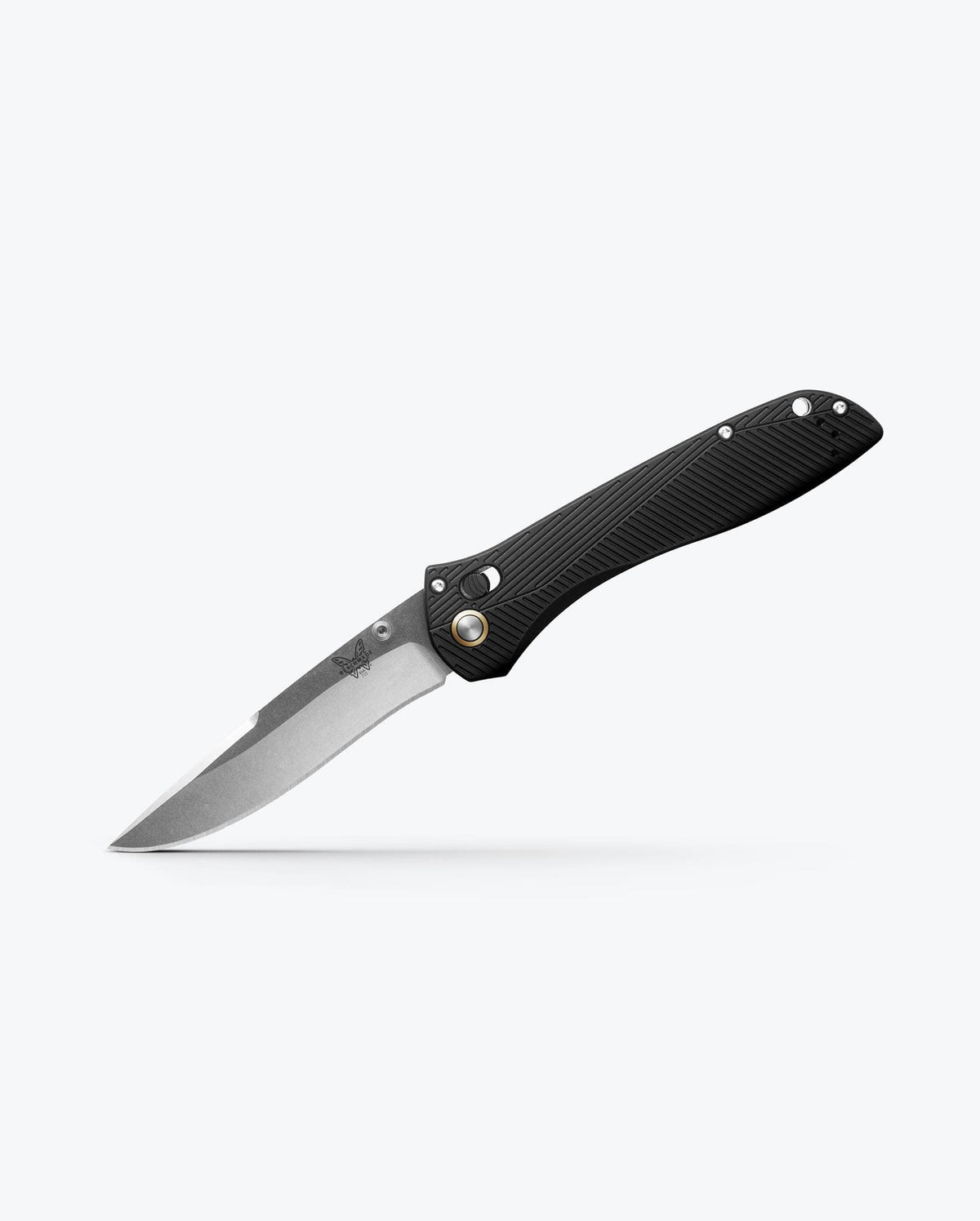 SEVEN | TEN® Black Aluminum 710 - Open Position Angled View | Benchmade Knife Co.