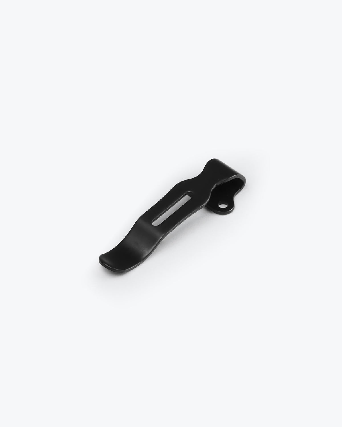 Black Oxide Mini Deep-Carry Pocket Clip - Curved Side Angle | Benchmade Knife Co.