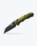Full Immunity™ Woodland Green Aluminum Wharncliffe Tactical Knife - Angled Profile View | Benchmade Knife Co.