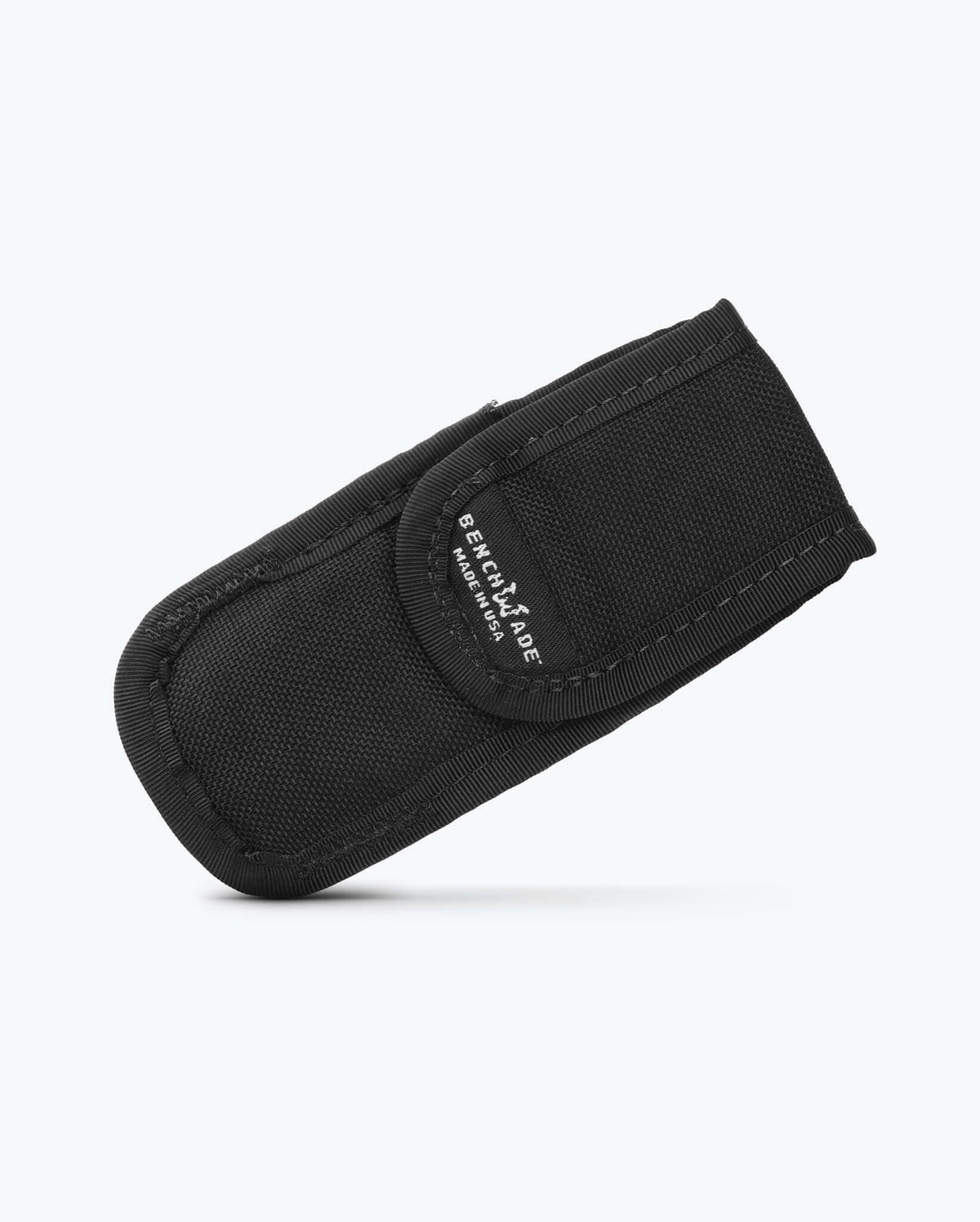Black Ballistic Nylon Soft Sheath - Diagonal Angle View | Benchmade Knife Co.