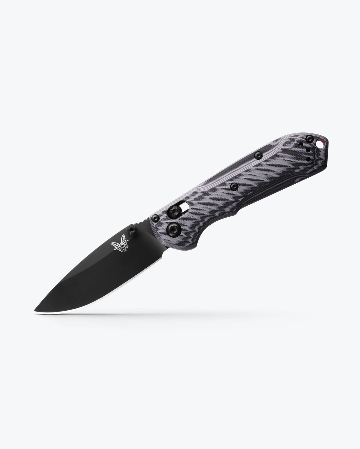 Mini Freek® Multicolor G10 - Angled Tip Down View | Benchmade Knife Co.