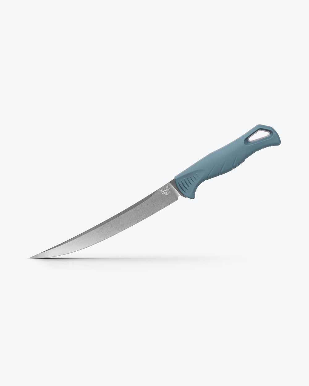 Benchmade Fishcrafter™ Depth Blue Santoprene® 7" Trailing Point Fillet Knife - Side Profile | Benchmade Knife Co.
