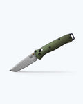 Custom Bailout® - Open Damascus Blade Angled View | Benchmade Knife Co.