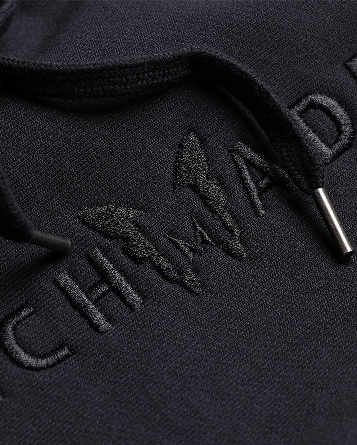 Black Benchmade Logo Embroidery Close-up - Tonal Detail | Benchmade Knife Co.