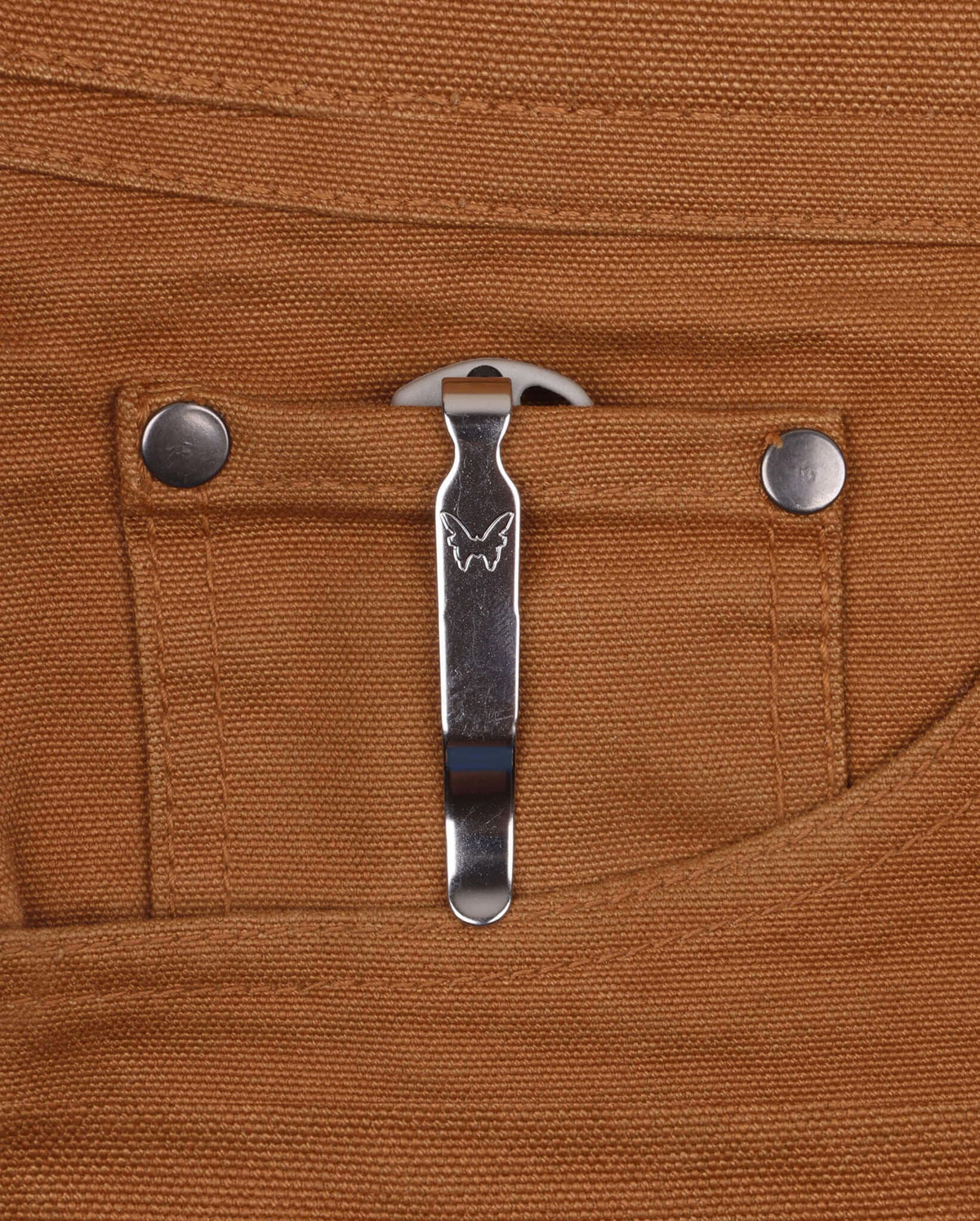 Deep-Carry Clip on Canvas Pocket - Installation Example | Benchmade Knife Co.