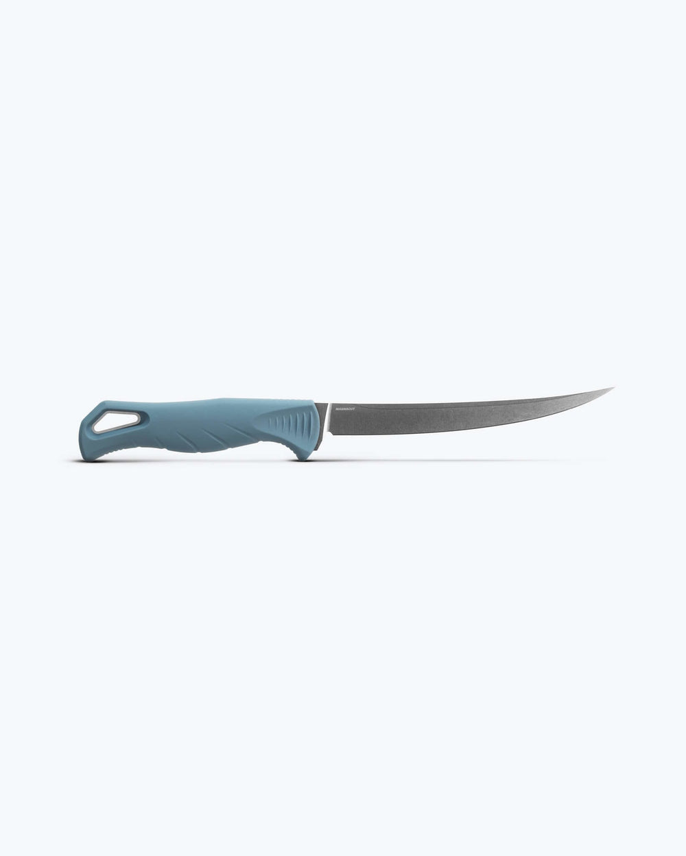 Benchmade Fishcrafter™ Depth Blue Santoprene® 5" Trailing Point - Flat Layout View | Benchmade Knife Co.