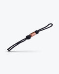 Black Paracord Lanyard with Rose Gold Bead - Diagonal Angle | Benchmade Knife Co.