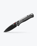 Bugout® Gray Aluminum knife with sunburst milling angled view - Benchmade Knife Co.