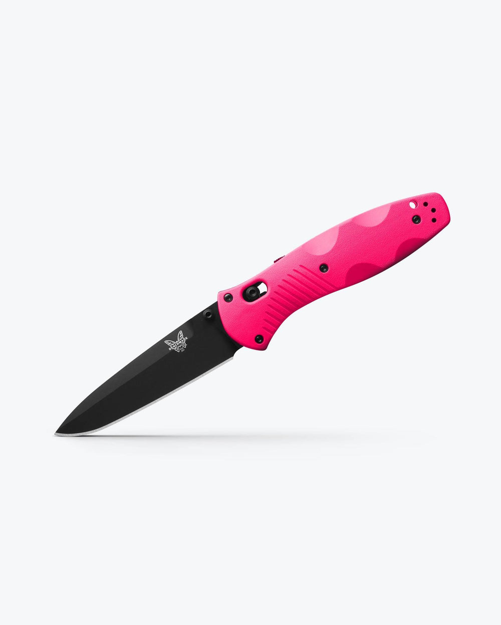 Custom Barrage® Pink Handle Open Black Blade | Benchmade Knife Co.