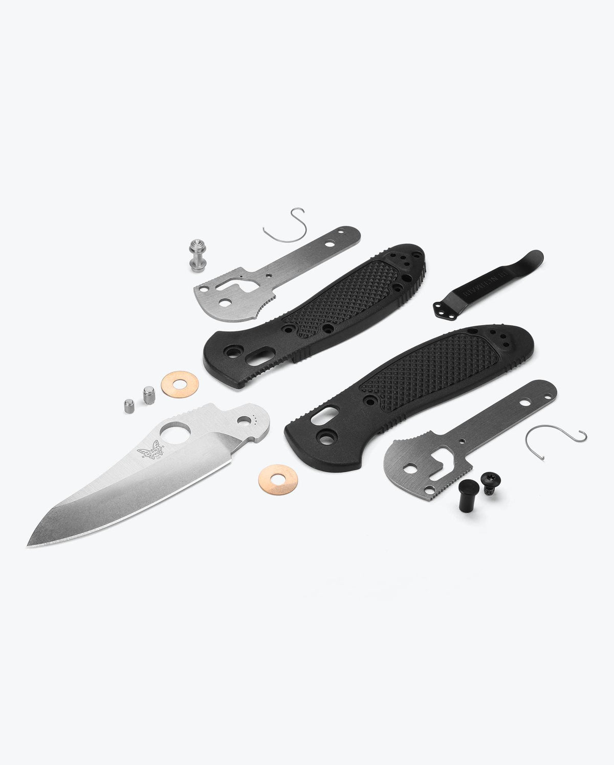 Benchmade Griptilian® Black Grivory® Sheepsfoot - Exploded Parts View | Benchmade Knife Co.