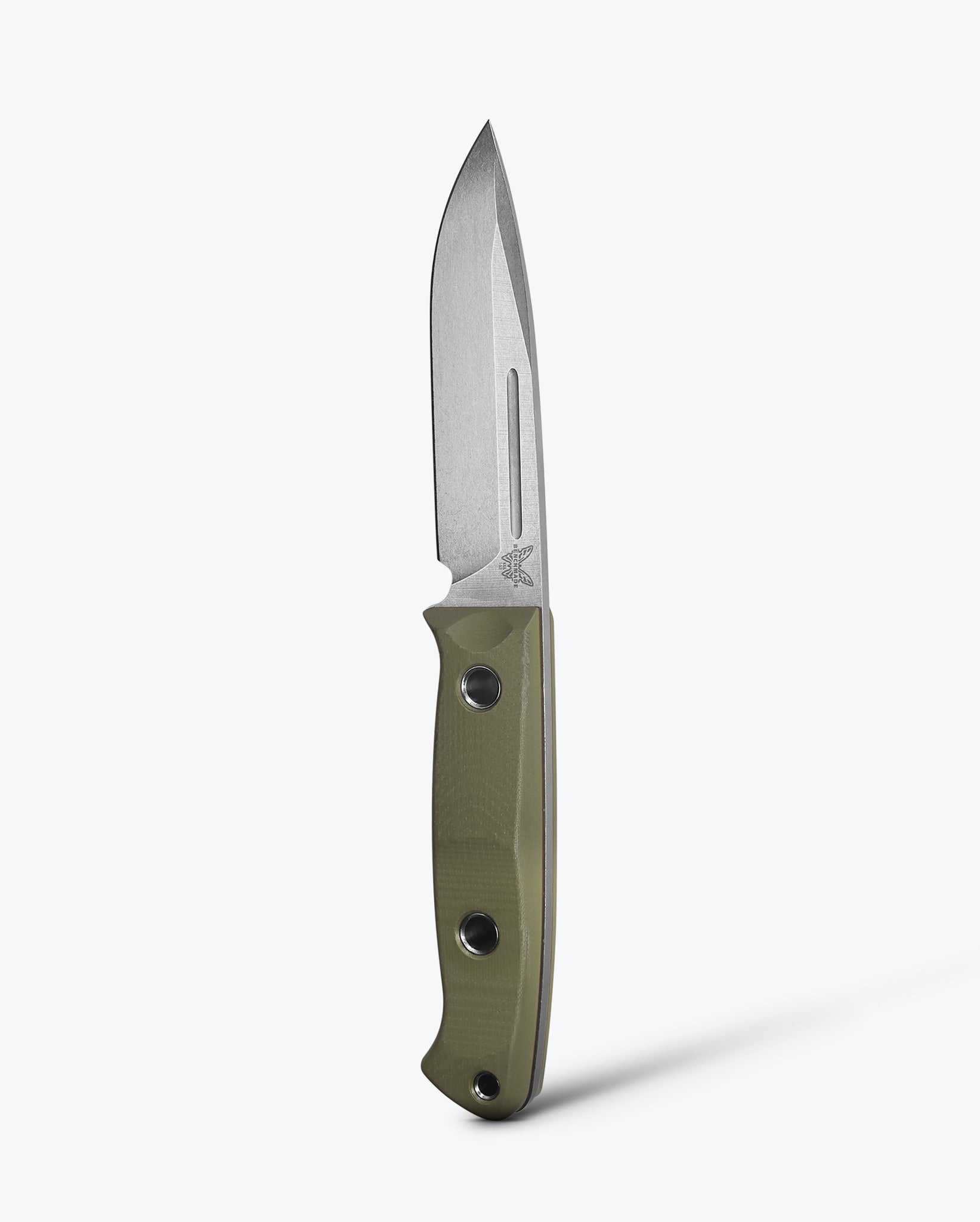 163-1 Bushcrafter Knife - OD Green G10 | Benchmade Knives