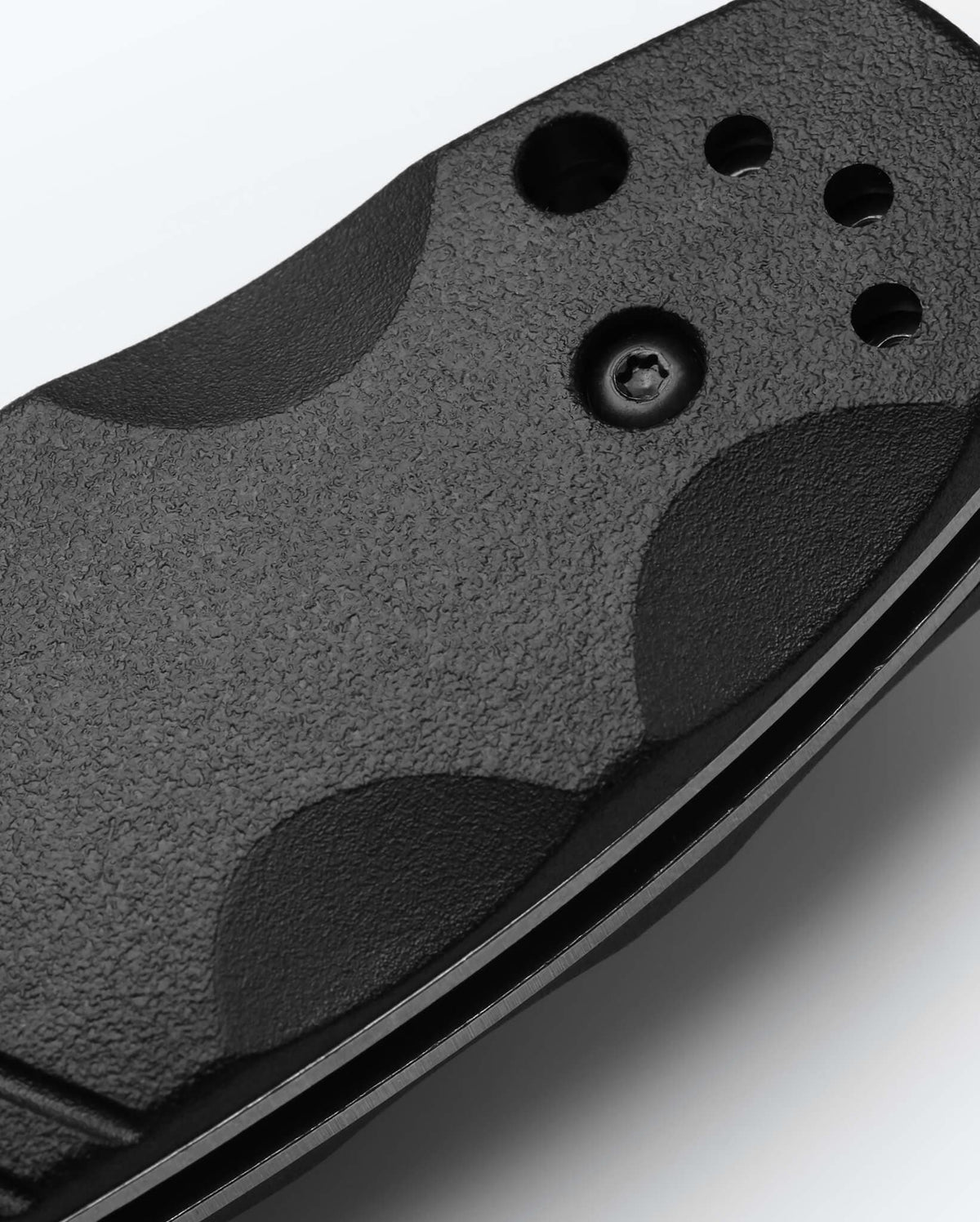 Mini Barrage® Black Valox® Handle Detail - Close-up | Benchmade Knife Co.