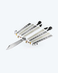Benchmade Necron™ Jade G10 Balisong Exploded Parts View | Benchmade Knife Co.