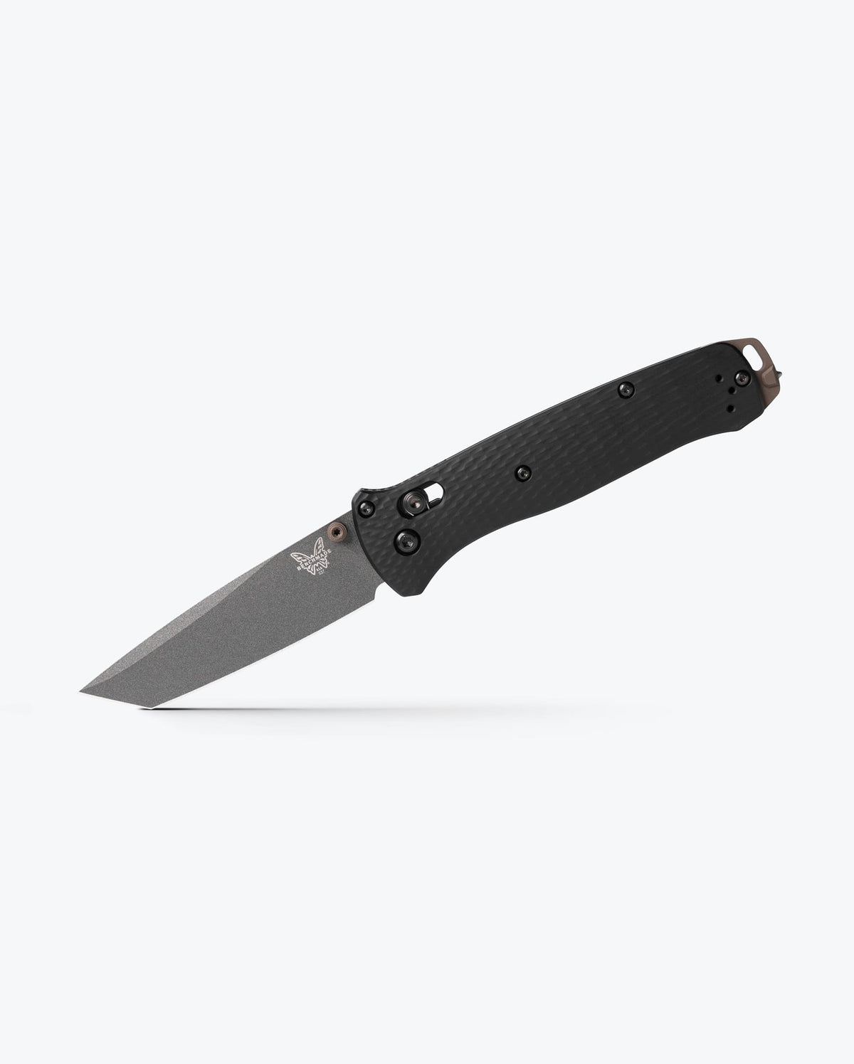 Bailout® Black Aluminum Tanto Knife - Angled Profile View | Benchmade Knife Co.