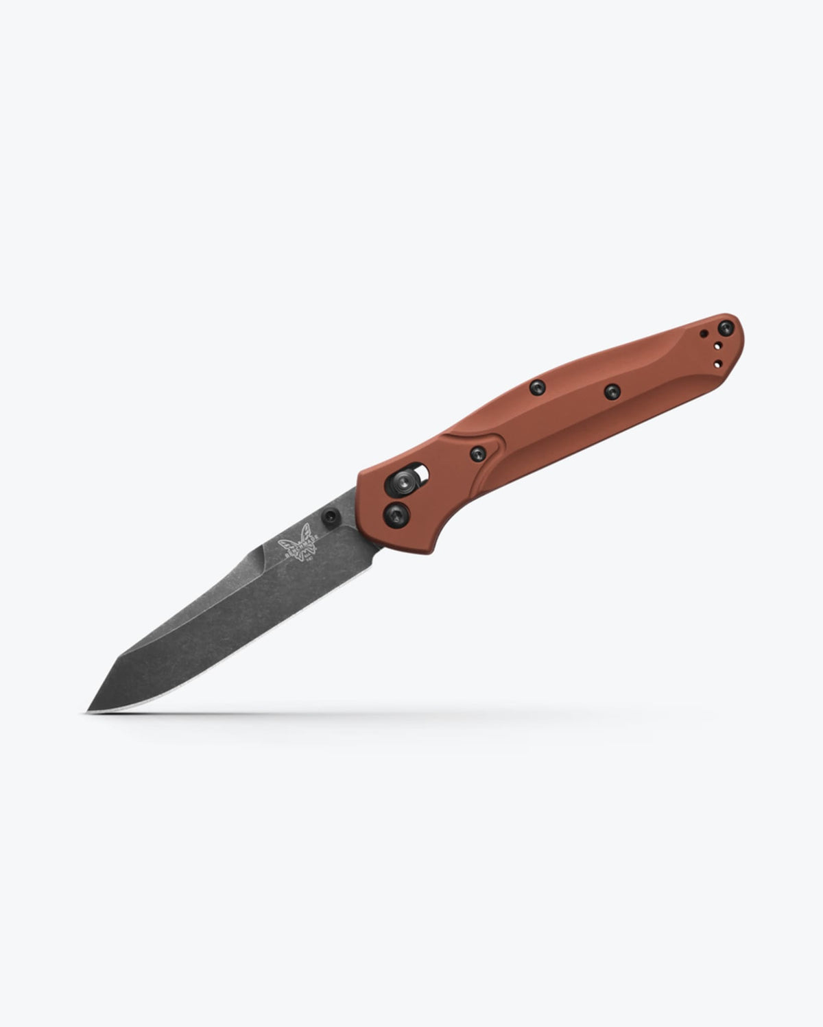 Osborne Burnt Copper Aluminum - Side Profile Open | Benchmade Knife Co.