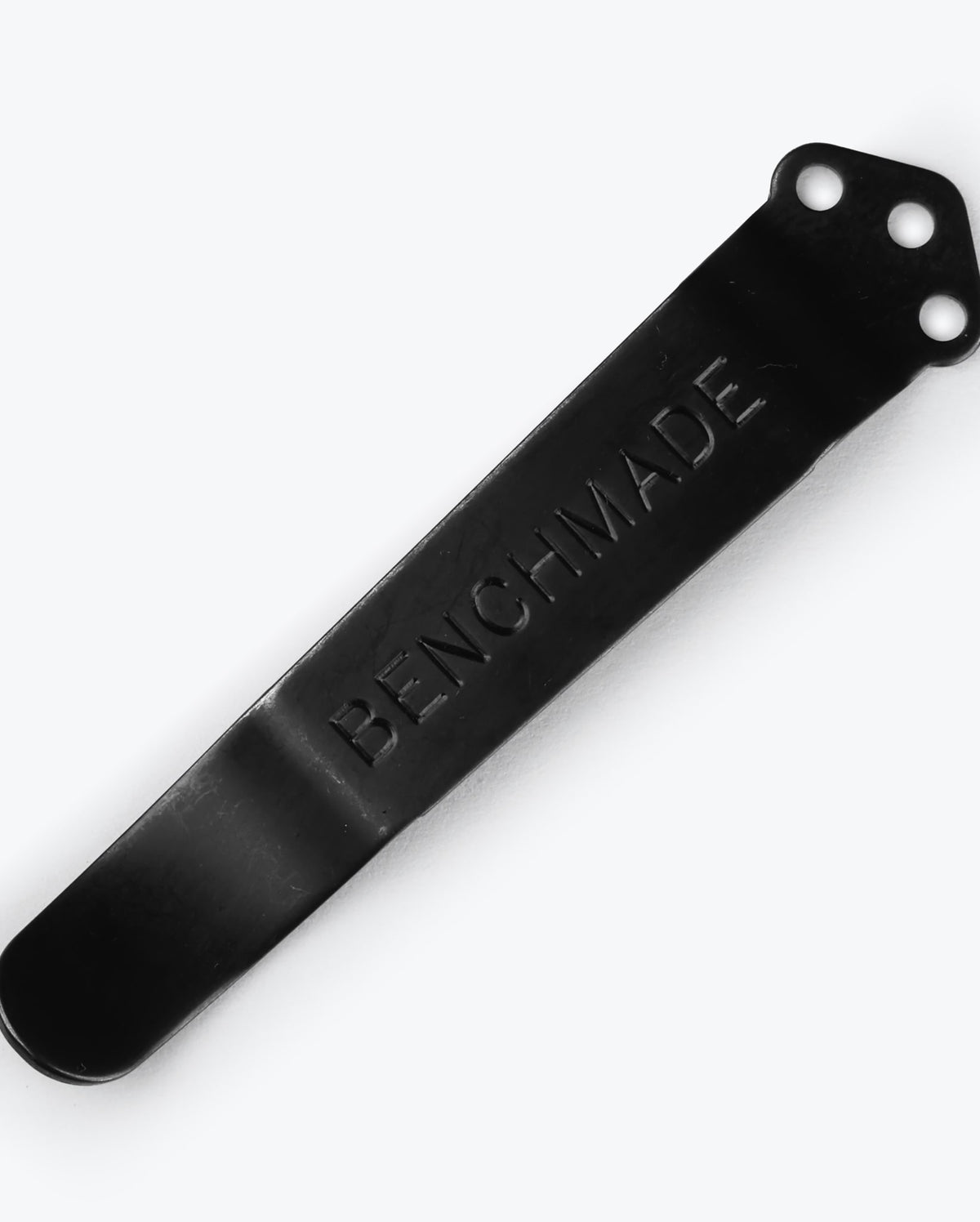 Black Oxide 3-Hole Pocket Clip - Back View Detail | Benchmade Knife Co.