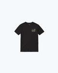 Black Cotton Antler SS Mens Tee - Front View | Benchmade Knife Co.