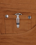 Satin Mini Deep-Carry Clip Installed on Canvas Pouch | Benchmade Knife Co.