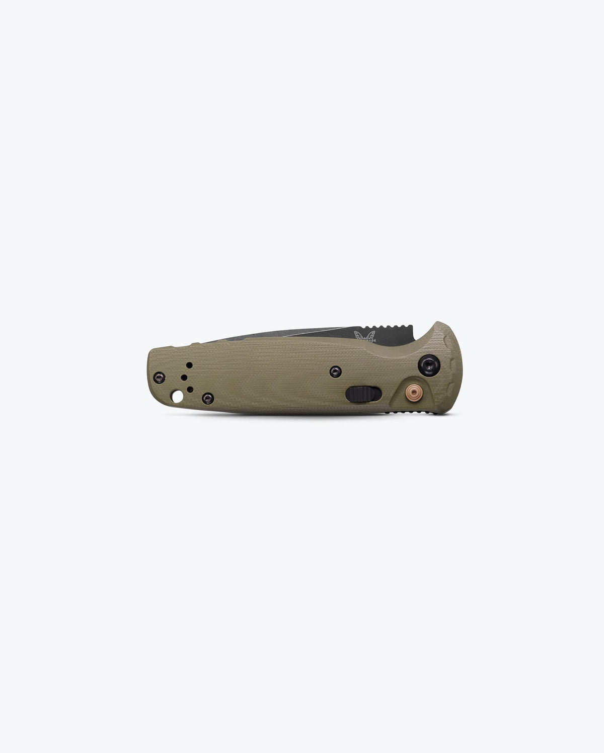 CLA | OD Green G10 Folding Knife - Closed Side View | Benchmade Knife Co.