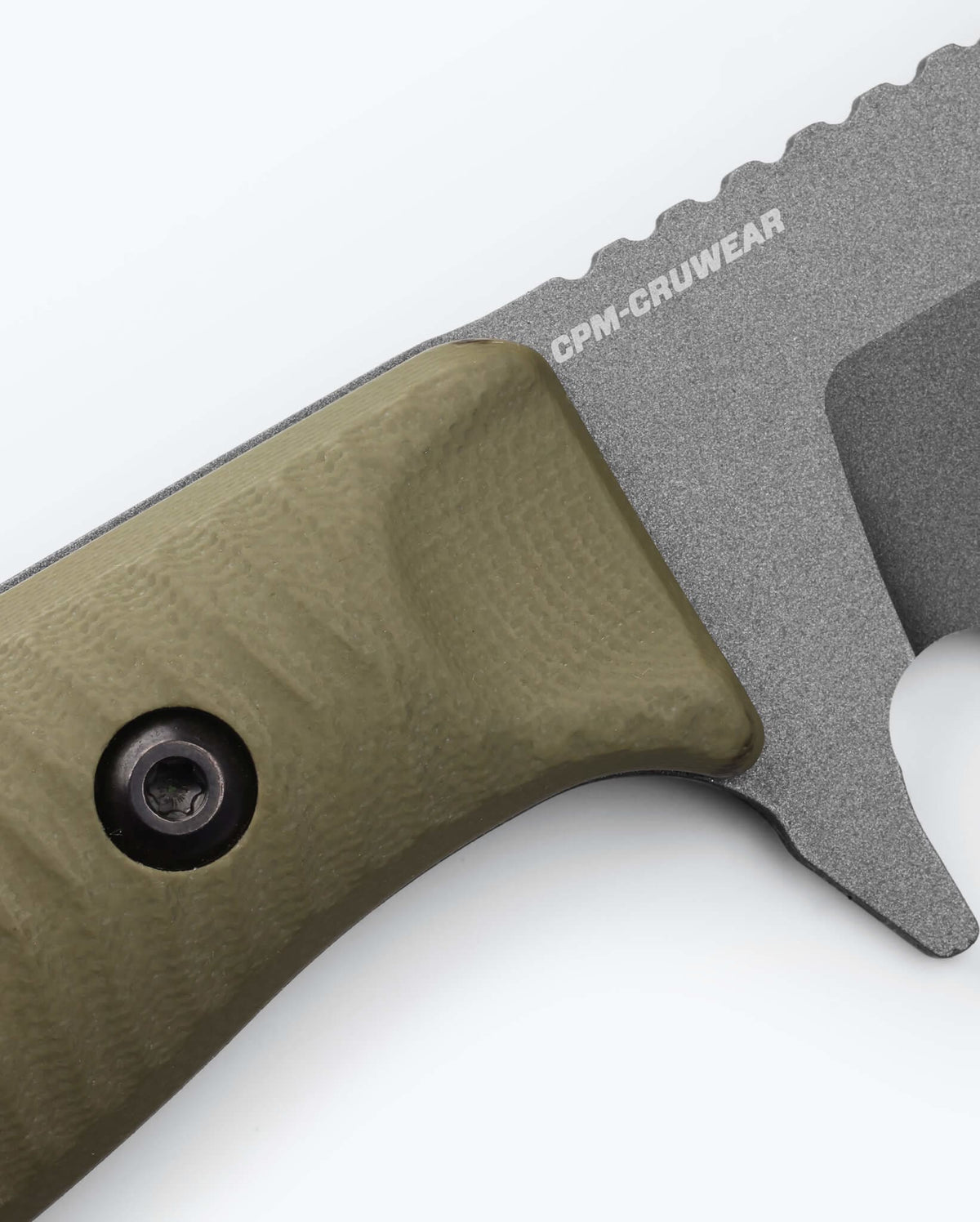 Anonimus CPM-CruWear Steel Blade - Close-up Detail View | Benchmade Knife Co.