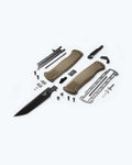 Eighth product image showing an exploded view of the knife