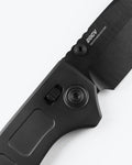 Mini Narrows™ Black Titanium AXIS Lock Detail - Close Up | Benchmade Knife Co.