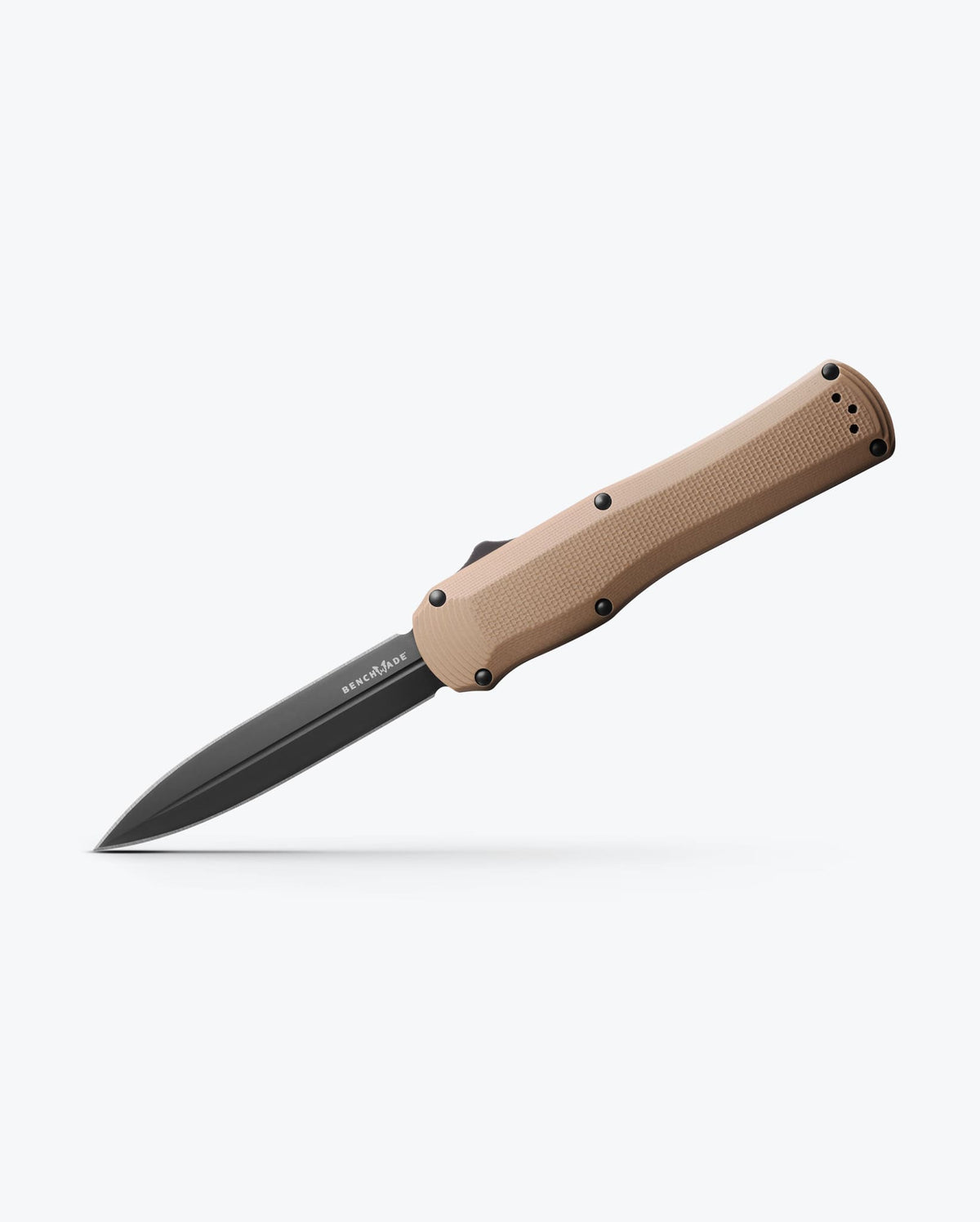 Benchmade Autocrat® Coyote Brown G10 Automatic Knife - Angled View | Benchmade Knife Co.