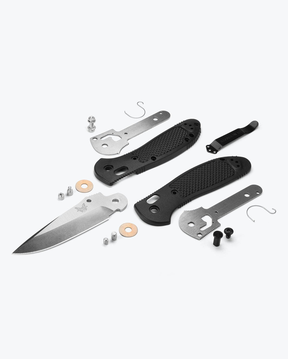 Benchmade Griptilian Black Grivory Drop-point - Exploded Parts View | Benchmade Knife Co.