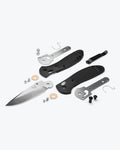 Benchmade Griptilian Black Grivory Drop-point - Exploded Parts View | Benchmade Knife Co.