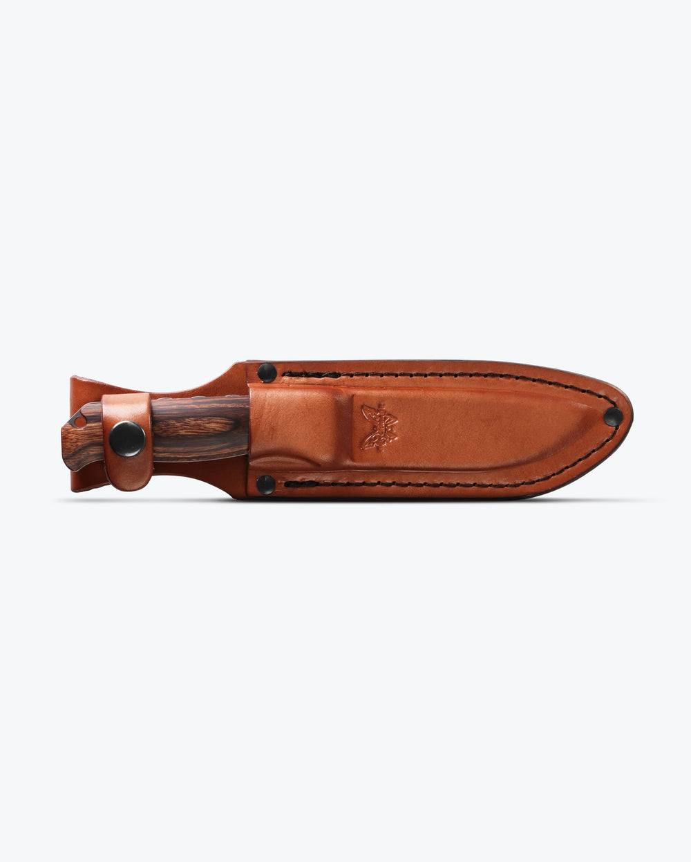 Benchmade Saddle Mountain Skinner Stabilized Wood - Brown Leather Sheath | Benchmade Knife Co.