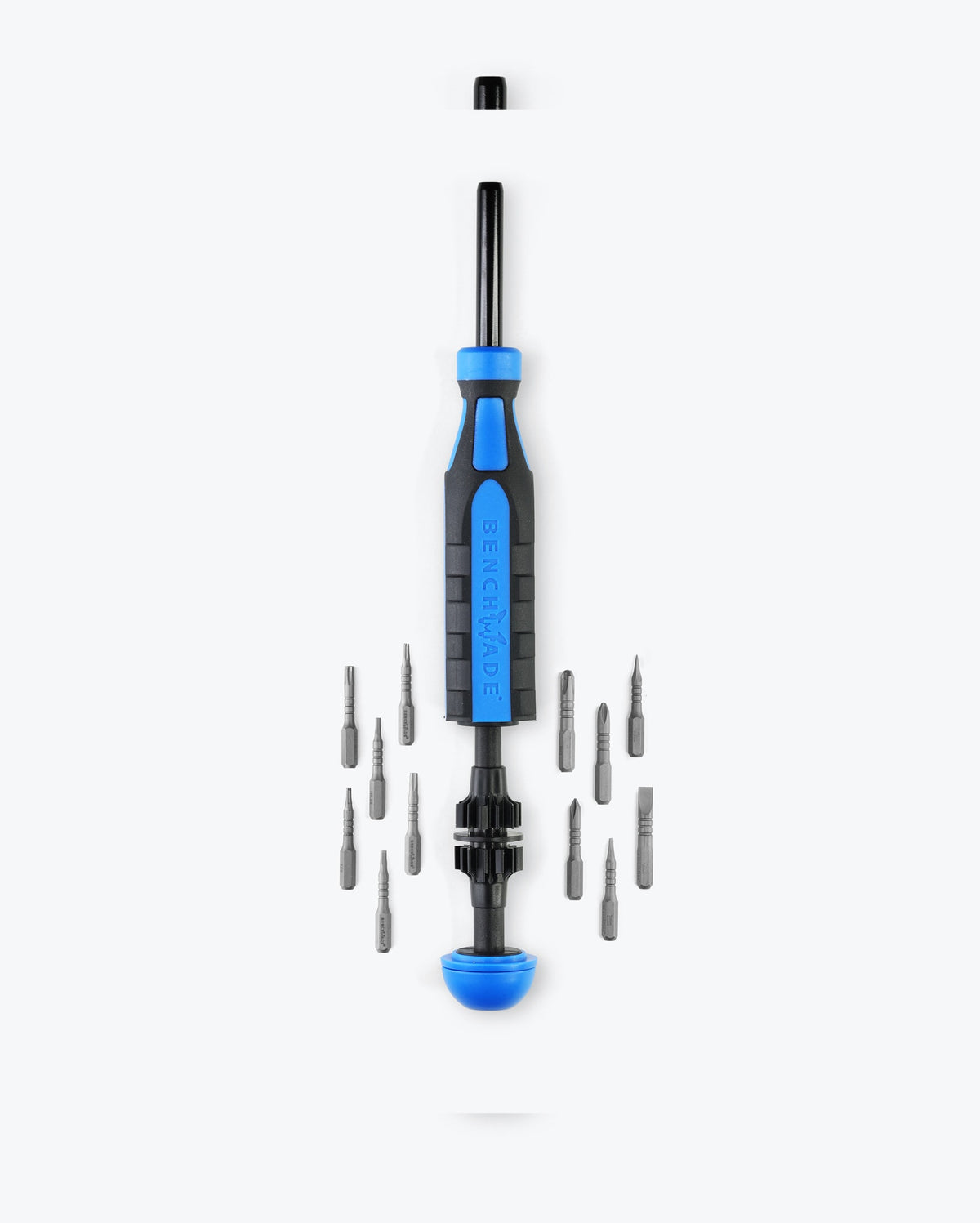 Benchmade Multi-Bit Screwdriver Kit - Exploded View with All Bits | Benchmade Knife Co.