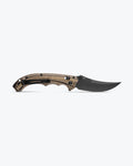 Mini Bedlam® Black/Coyote/OD Scimitar - Back Open Profile | Benchmade Knife Co.
