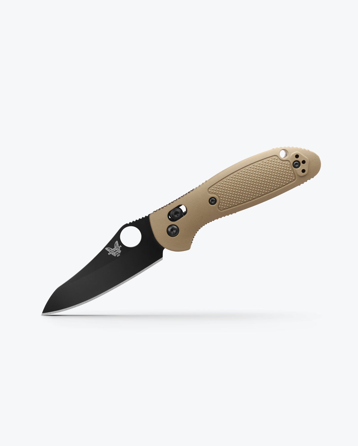 Tan Custom Griptilian® AXIS Lock Knife - Diagonal Angle | Benchmade Knife Co.