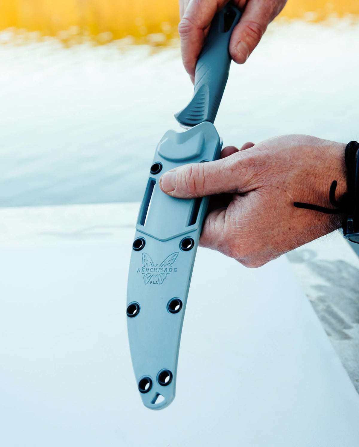 Fishcrafter Fixed Blade Sheath and Handle - In Use Demo | Benchmade Knife Co.