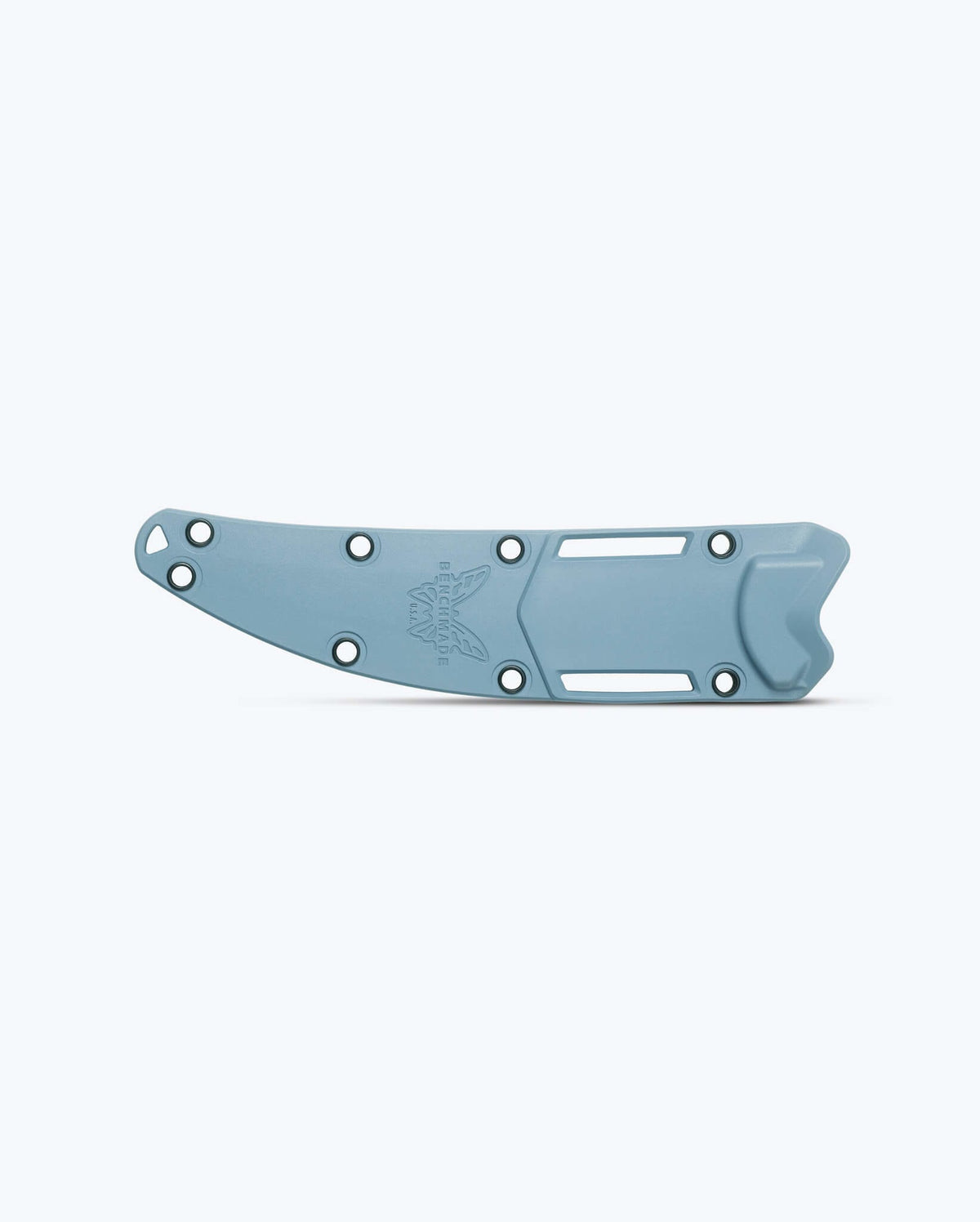 Sonar Gray Tactical Sheath with Mounting Slots - Back Angle | Benchmade Knife Co.