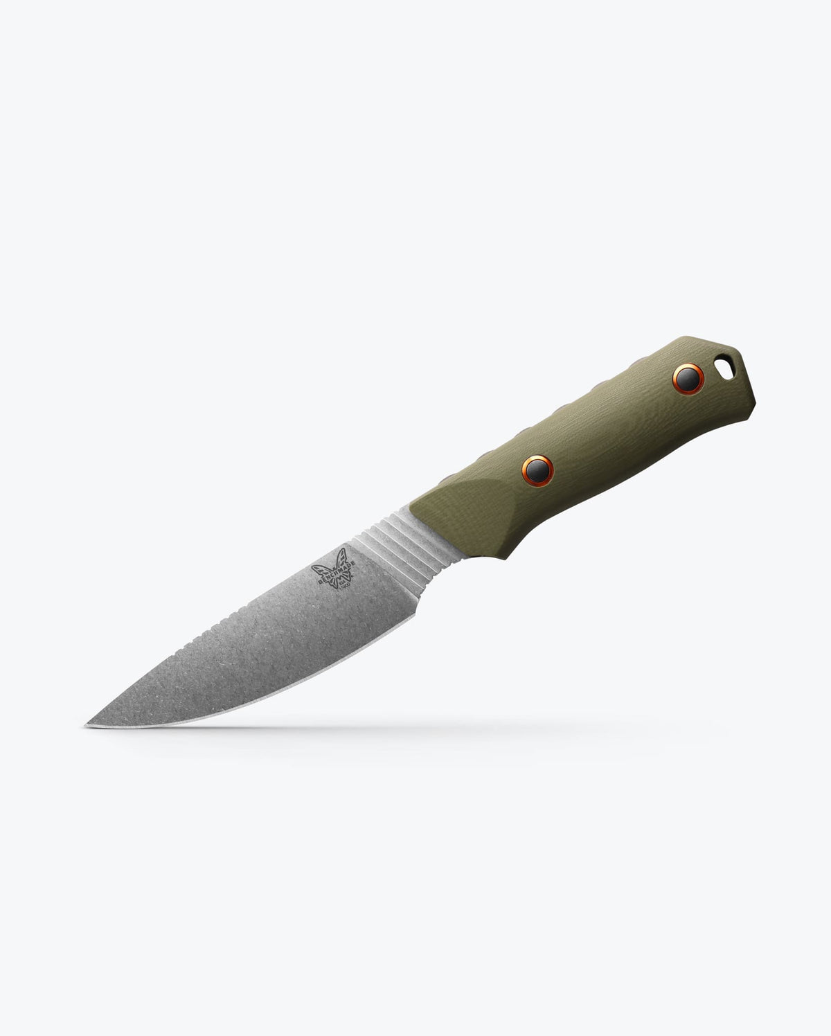 Raghorn® OD Green G10 Fixed Blade Hunting Knife - Angled Profile | Benchmade Knife Co.