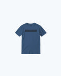 Depth Blue Cotton Into The Wild Below SS Tee - Back View | Benchmade Knife Co.