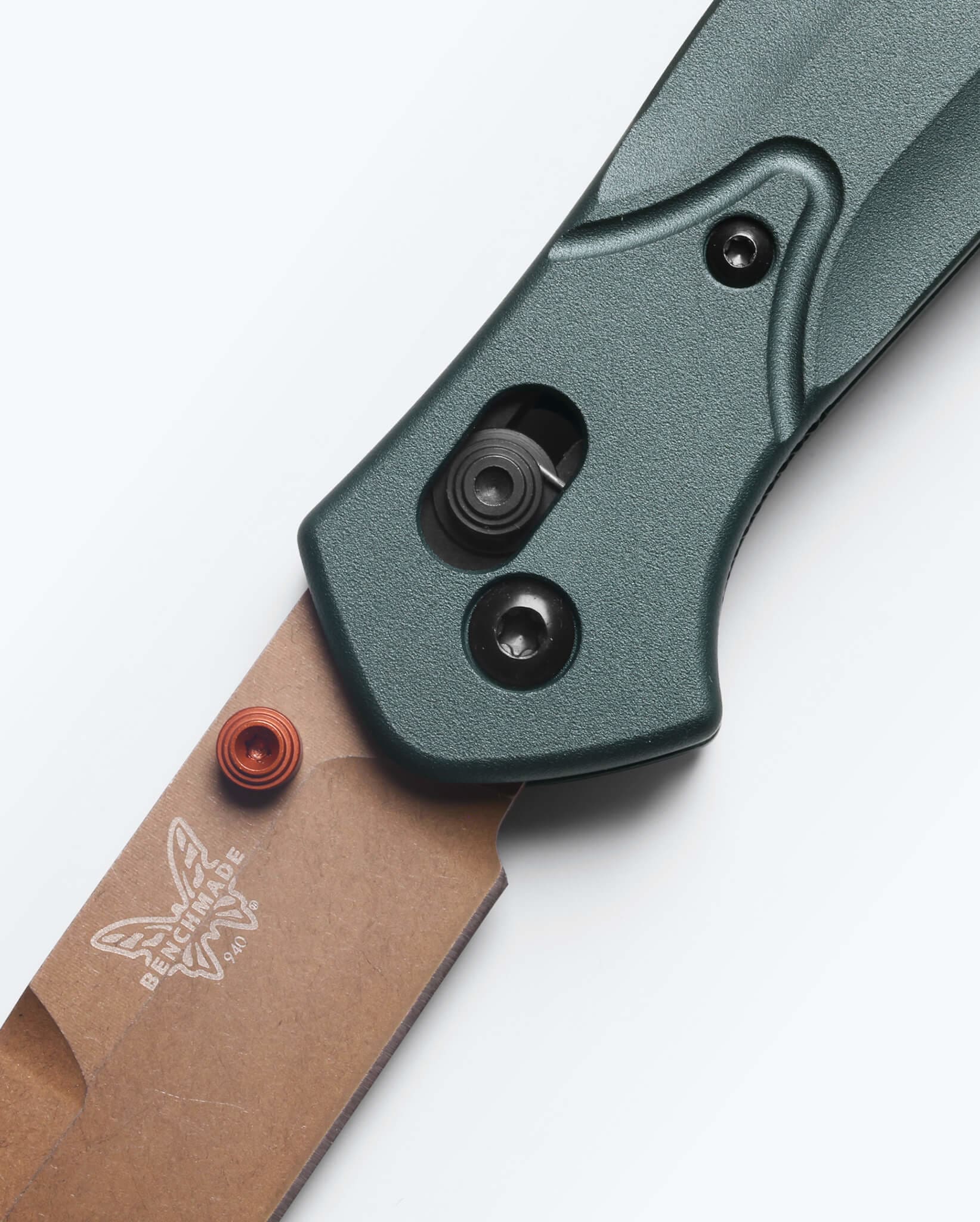 叶 Osborne Taiga Green - Aluminum EDC Pocket Knife | Benchmade