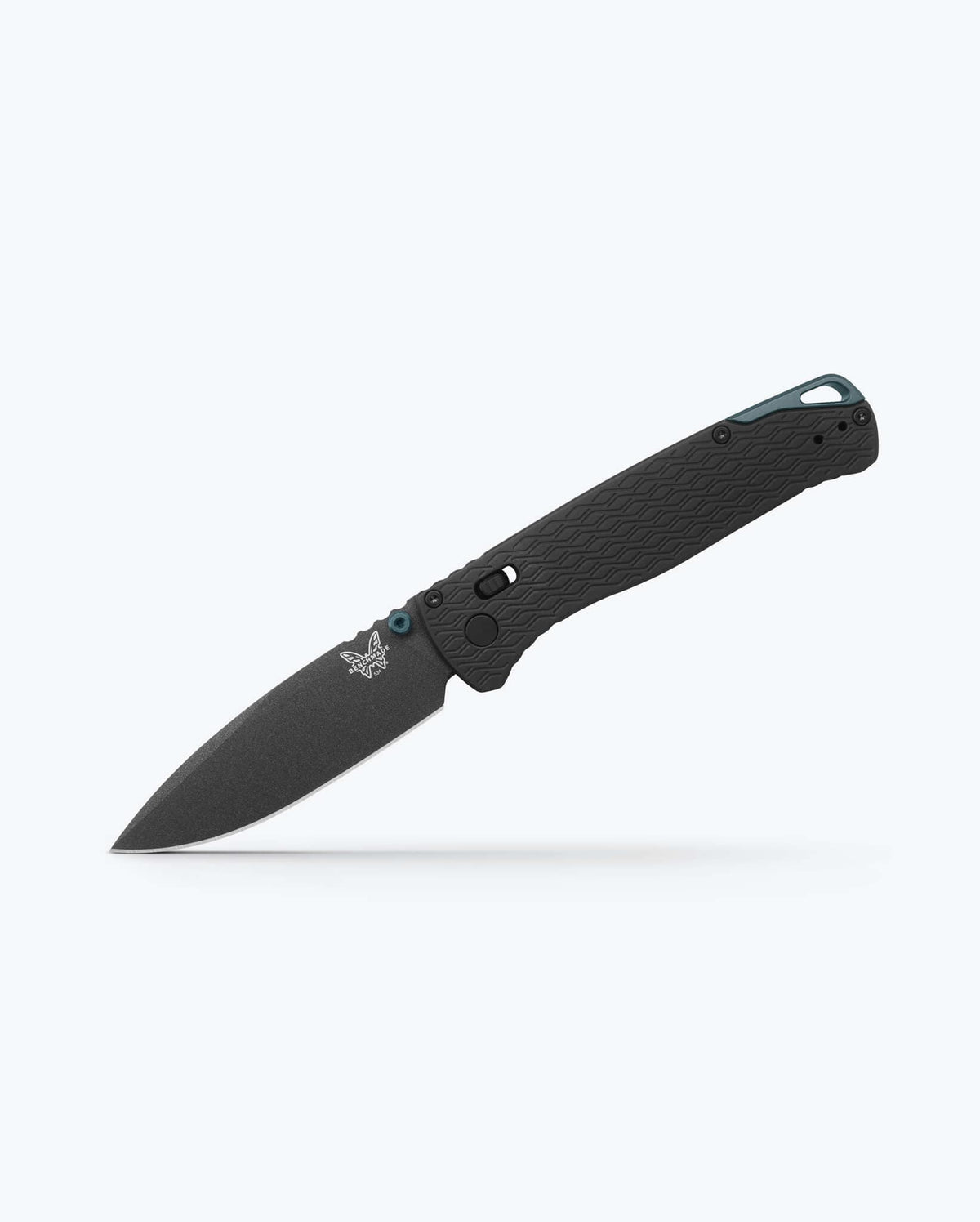 Bugout® Vapyr™ Black Aluminum Drop-Point - Side Profile Open | Benchmade Knife Co.