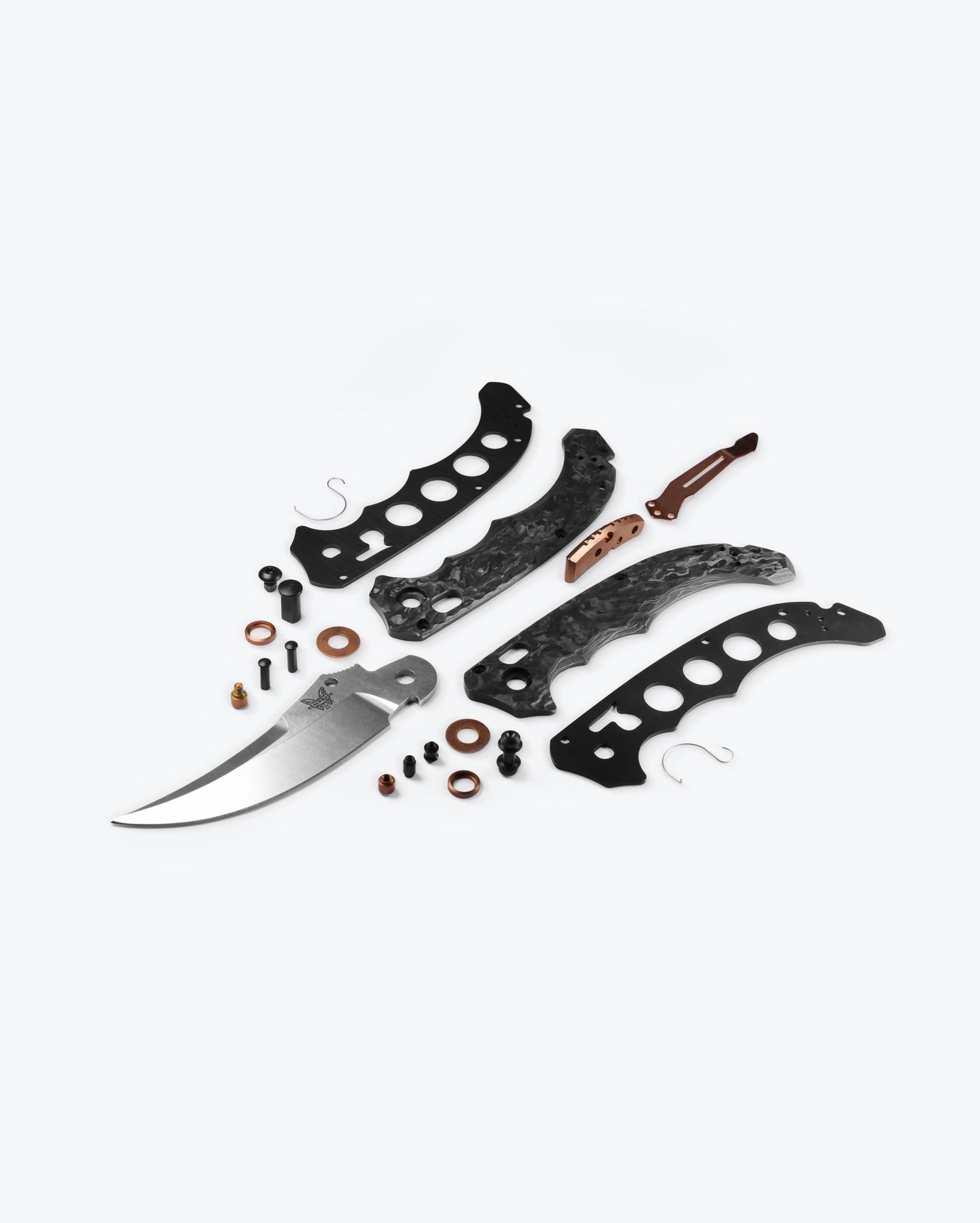 Mini Bedlam® Carbon Fiber - Scimitar EDC Knife | Benchmade