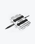 Black Aluminum Infidel® Components - Exploded Assembly View | Benchmade Knife Co.
