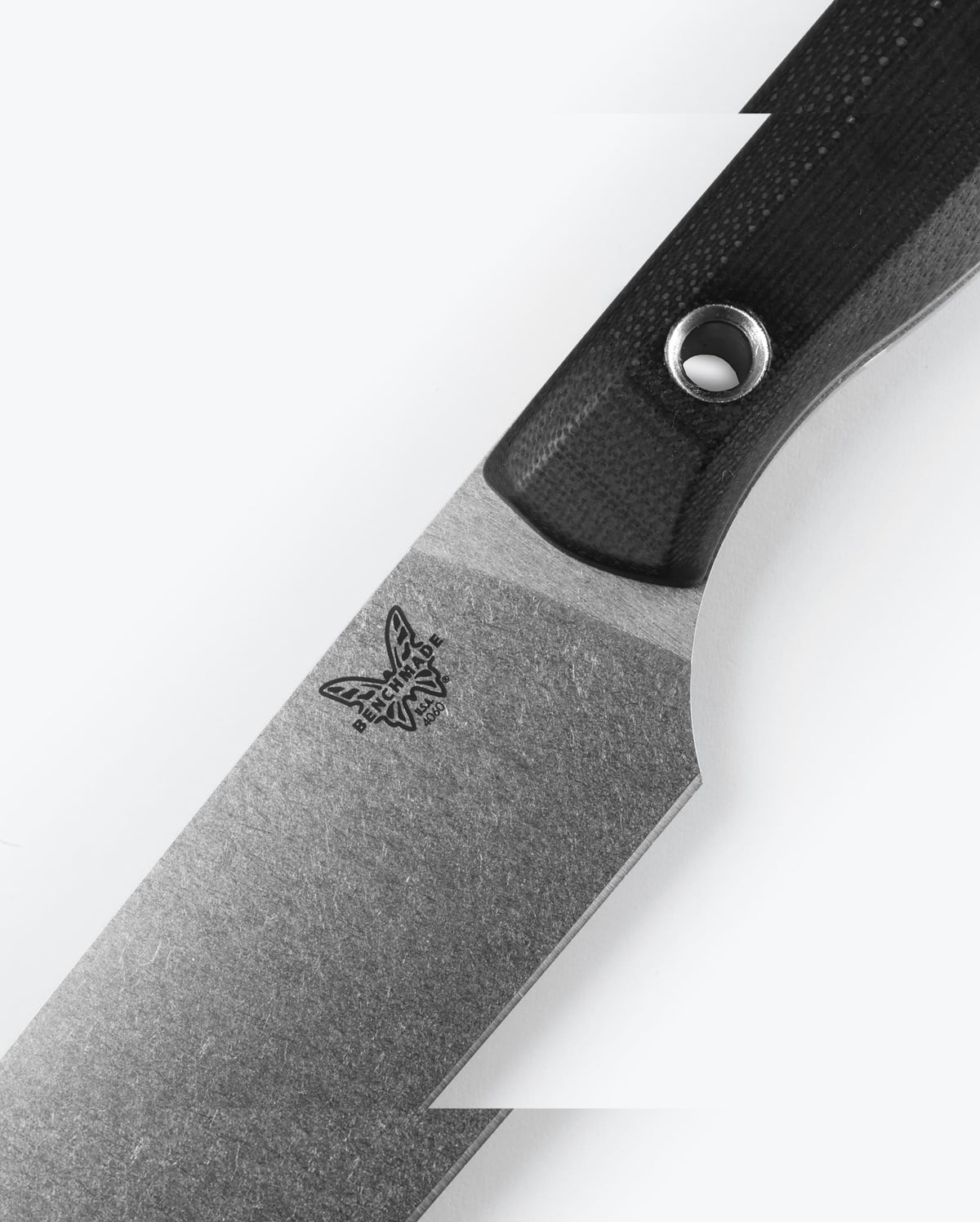 Table Knife Set | Black G10 - Single knife close-up blade detail | Benchmade Knife Co.