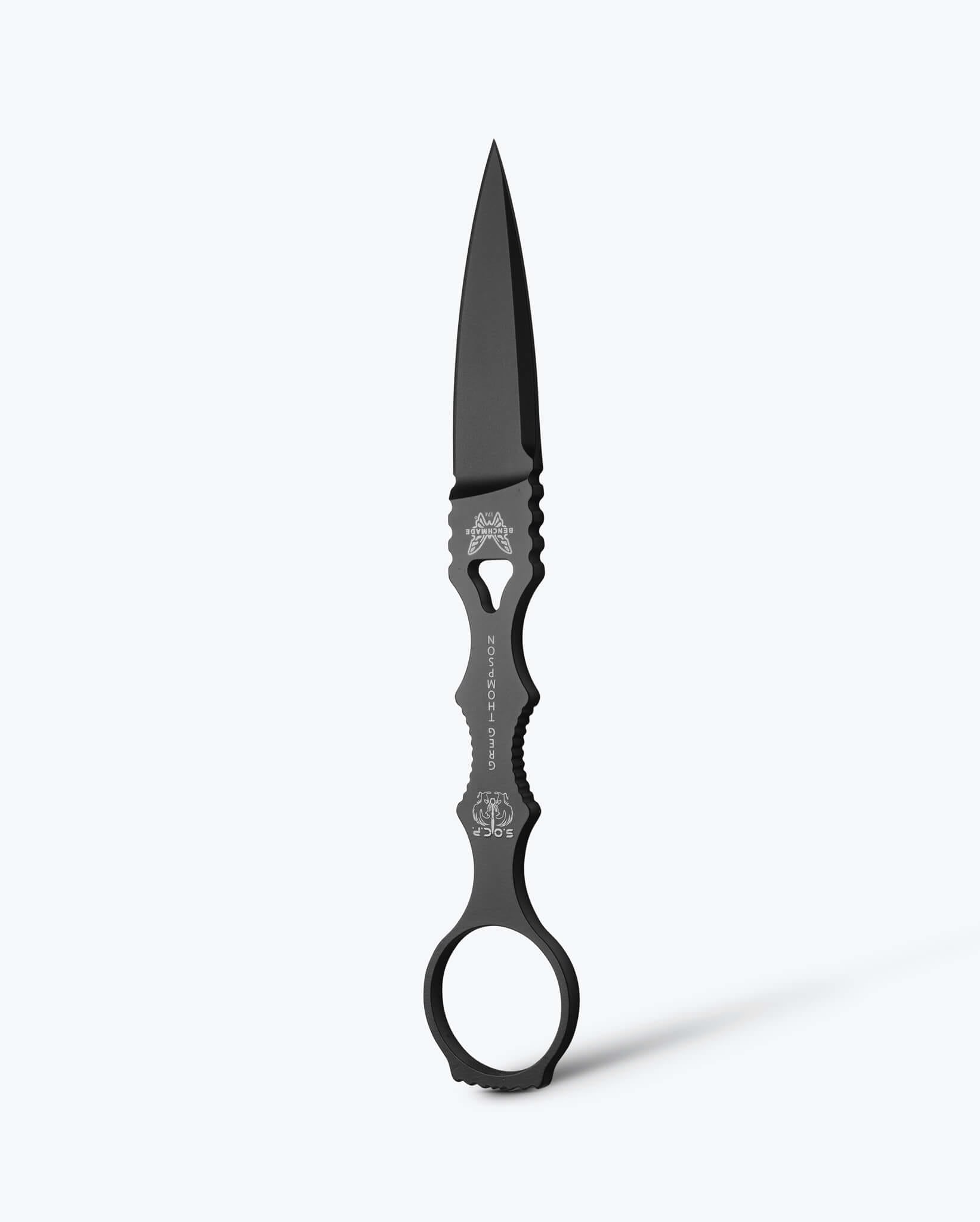 SOCP® Dagger Black Spear-Point - EDC Self-Defense Knife | Benchcmade